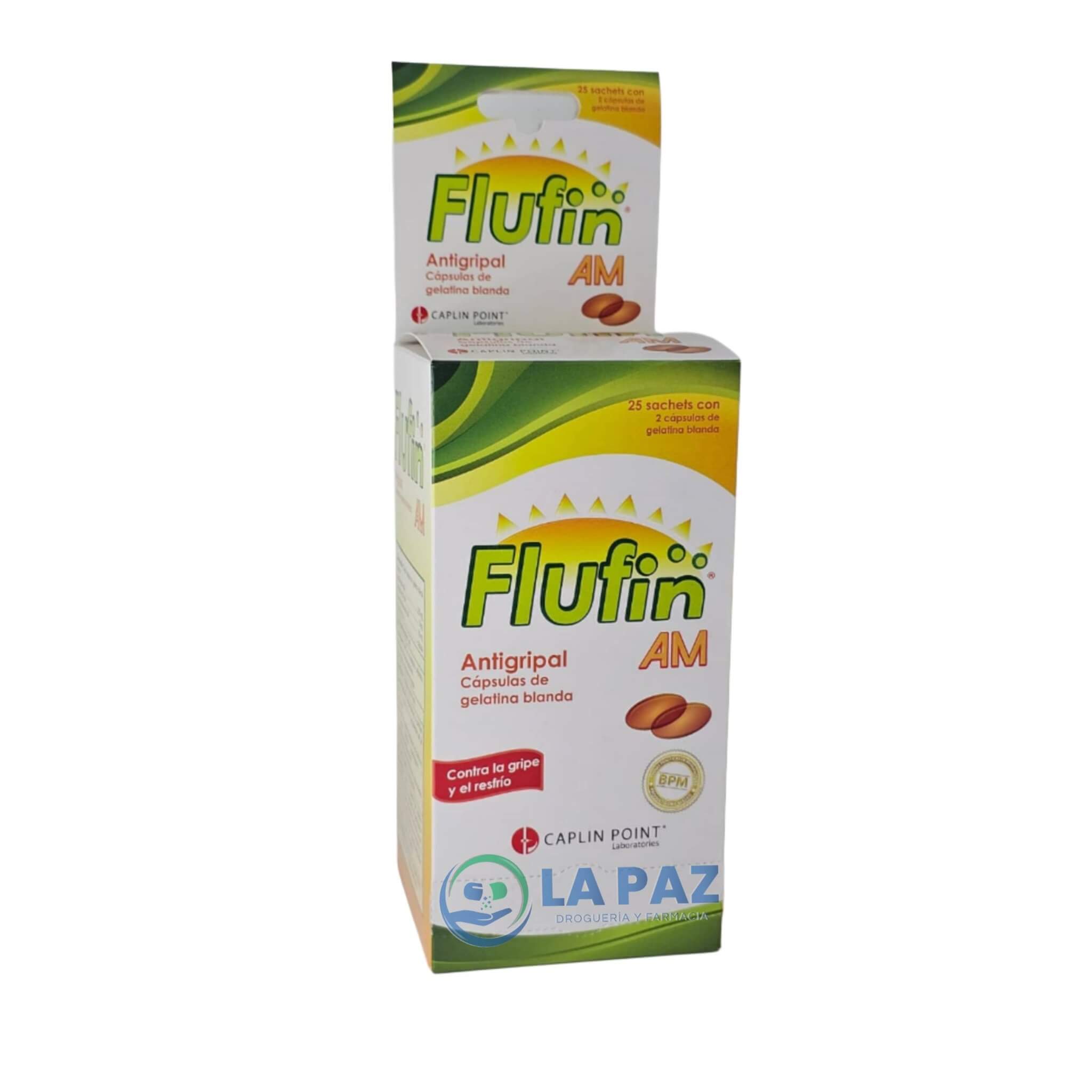 Flufin Am Display Flufin AM – Droguería y Farmacia La Paz